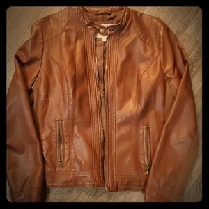 Men's Bass Brown Leather Jacket